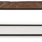 Junsor - Cocktail Ottoman - Brown / Black