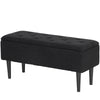 Storage Bench Ottoman with Lamb's Wool