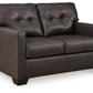 Belziani - Storm - Loveseat - Leather Match