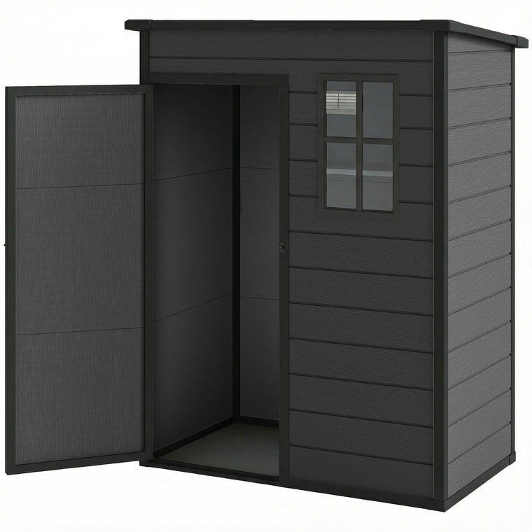 5' x 3' Garden Shed with Floor, Window & Vent