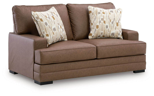 VillaCourt - Caramel - Loveseat - Forward Furniture