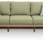 Serena Shores - Sofa With Cushion - Beige / Green