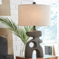 Danacy - Distressed Black - Paper Table Lamp