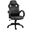 Racing Gaming Chair with Padded Headrest - Grey
