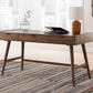 Lyncott - 3 Pc. - Home Office Desk, Chair, Bookcase - Brown