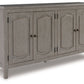 Charina - Antique Gray - Accent Cabinet