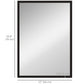 22" x 30" Bathroom Mirror for Wall, Rectangular Mirror for Living Room, Bedroom, Entryway, Black