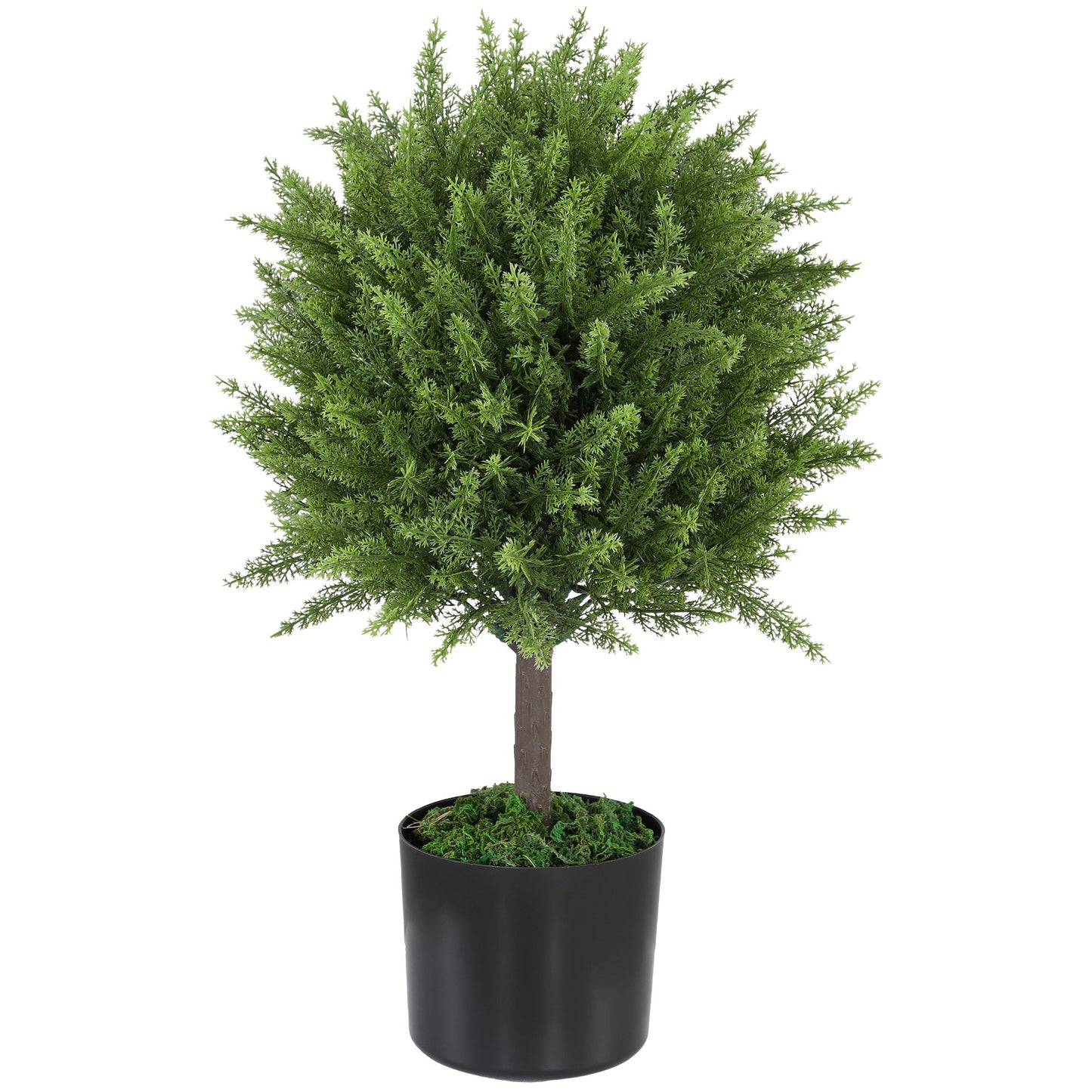 Decorative Artificial Plants, Cedar Topiary Trees in Pots, Fake Plants for Home Indoor outdoor Decor, Green