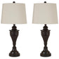 Darlita - Metal Table Lamp (Set of 2) - Bronze Finish