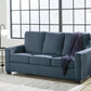 Rannis - Navy - Full Sofa Sleeper - Fabric