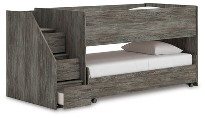 Frandern - Gray - Twin Over Twin Loft Bed - Forward Furniture