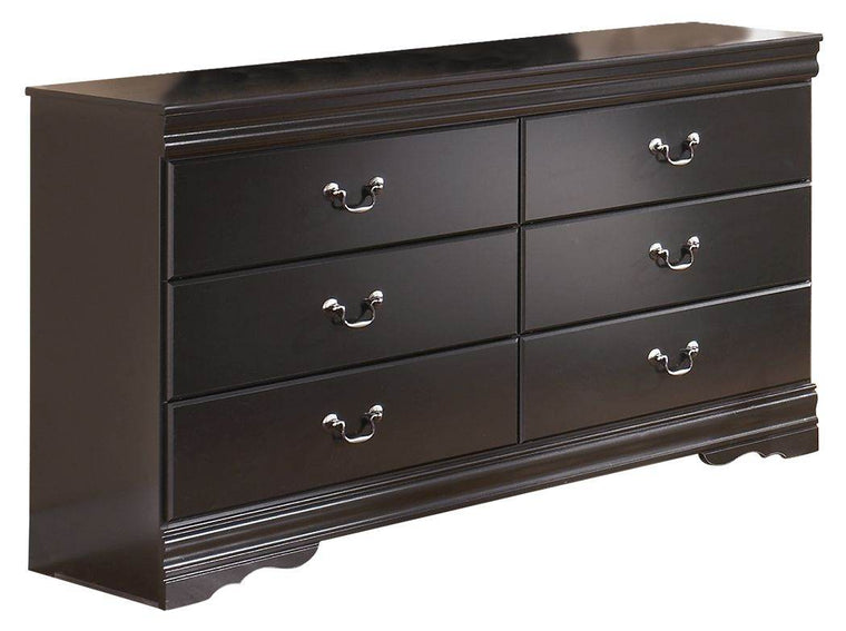 Huey Vineyard - Black - Six Drawer Dresser - Forward Furniture