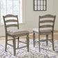 Lodenbay - Antique Gray - Upholstered Barstool (Set of 2)