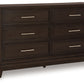 Neymorton - Dark Grayish Brown - Dresser