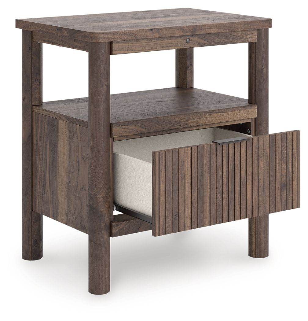Pamytta - Brown - One Drawer Night Stand