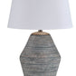 Lawrock - Antique Blue - Terracotta Table Lamp