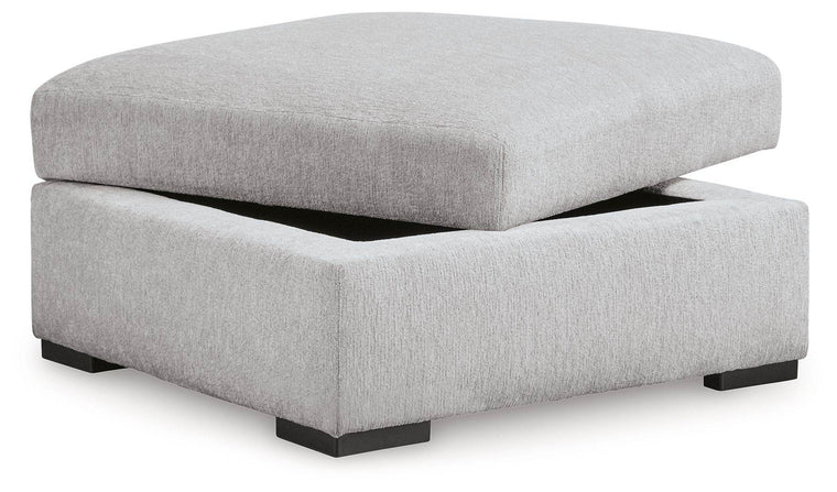 Gabyleigh - Nickel - Ottoman With Storage - Forward Furniture