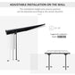 10' x 10' Outdoor Hardtop Pergola Gazebo with Adjustable Height, Aluminum Pergola with Polycarbonate Roof, UV Protection, Grey