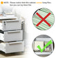 3 Drawer File Cabinet with Wheels, Vertical Filing Cabinet with Lock, Grey