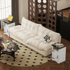 Set of 2 Side Tables, Night Stands with Charging Outlets, White