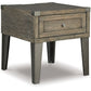 Chazney - Rustic Brown - Rectangular End Table