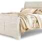 Willowton - Queen Sleigh Bed - Whitewash