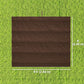 8' x 9.4' Retractable Pergola Canopy Replacement, Fit 7' x 10' Frame, UV30+ Pergola Cover Top Only, Coffee