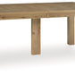 Galliden - Light Brown - Rectangular Dining Room Extension Table