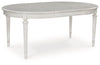Montelaine - Oval Dining Room Extension Table - Antique White