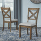 Moriville - Beige - Dining Uph Side Chair (Set of 2)