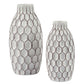 Dionna - White - Vase Set (Set of 2)