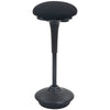 Adjustable Wobble Standing Desk Stool - Black