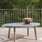 Harmony Headlands - Oval Cocktail Table - Natural / Gray