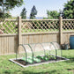 6' x 3' x 2.6' Mini Greenhouse Portable Hot House for Plants with Zippered Doors for Outdoor, Indoor, Garden, Clear