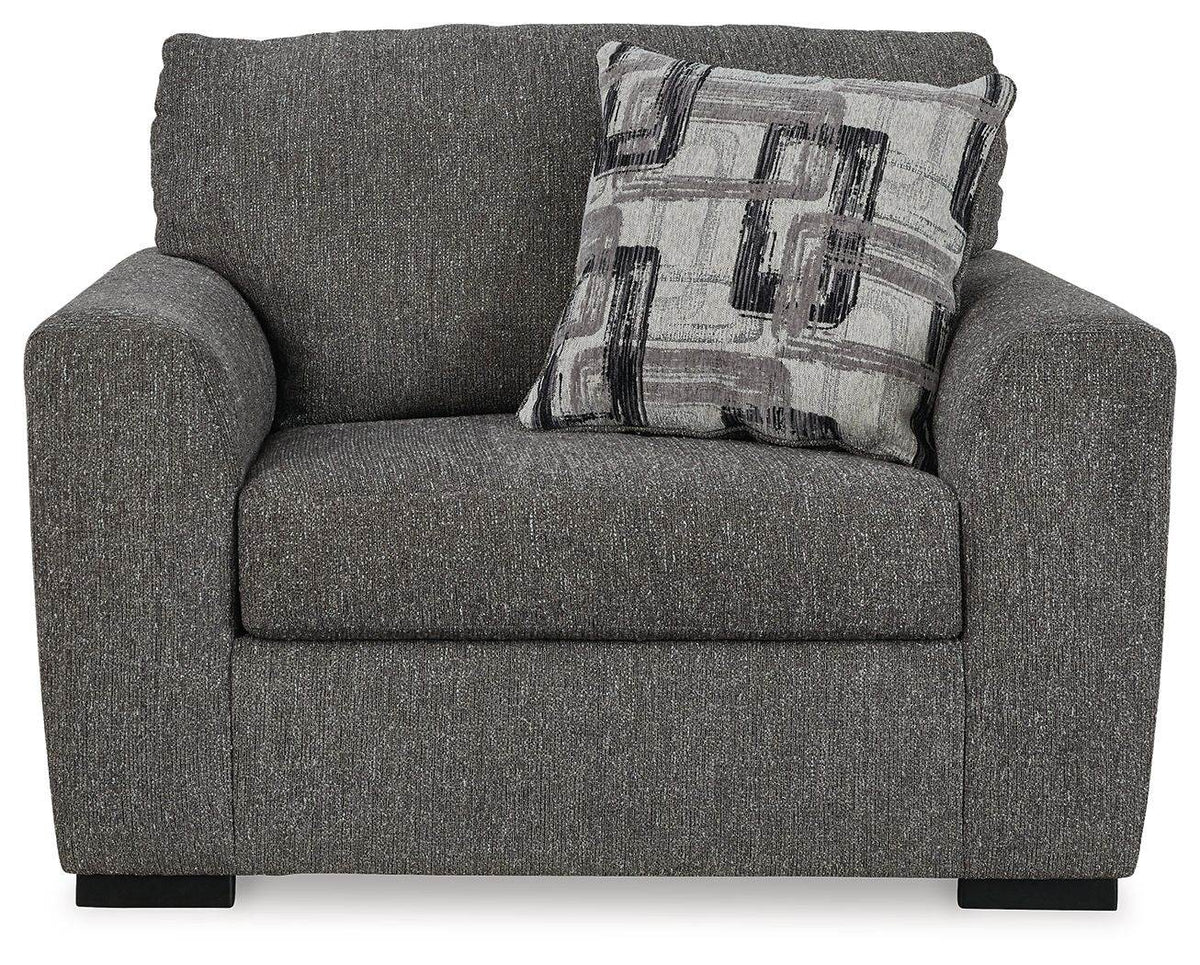 Gardiner - Pewter - Chair And A Half - Forward Furniture