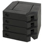 4PCs Patio Umbrella Base, Water or Sand Filled Cantilever Umbrella Weights for Cross Base with Handles, HDPE