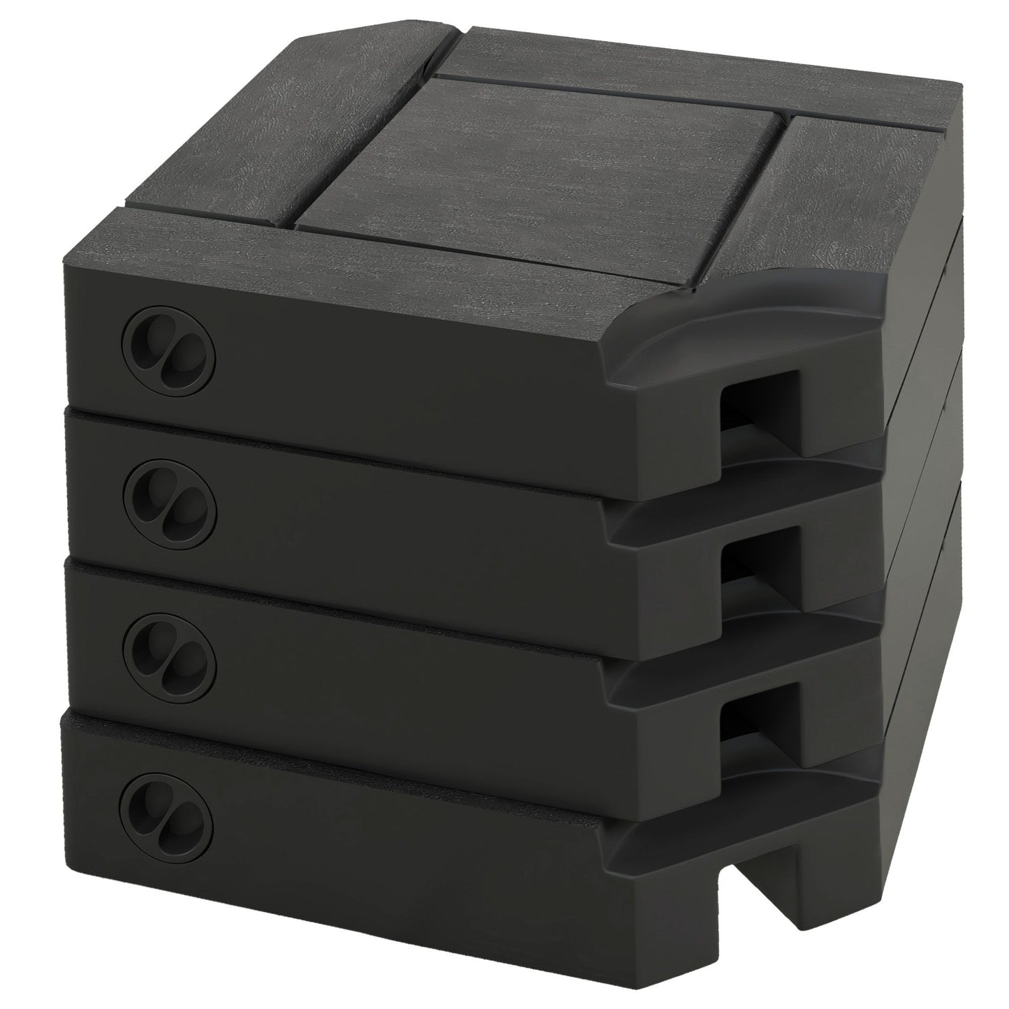 4PCs Patio Umbrella Base, Water or Sand Filled Cantilever Umbrella Weights for Cross Base with Handles, HDPE
