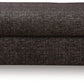 Lentiz - Oversized Accent Ottoman - Onyx