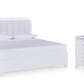 Jarlee - 4 Pc. - King Panel Bed, Dresser, Mirror And Nightstand - White