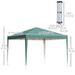 10 x 10ft Folding Pop Up Tent Outdoor Gazebo Canopy with Carrying Bag, Dark Green