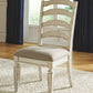 Realyn - Chipped White - Dining Uph Side Chair (Set of 2) - Ladderback