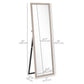 64" x 21" Rectangular Full Length Mirror with Frame, Free Standing, Wall Mounted or Leaning, Gunmetal Silver