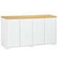 Sideboard Buffet Cabinet with Double Doors - White