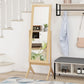 Adjustable Angle Dressing Full Length Mirror, Oak