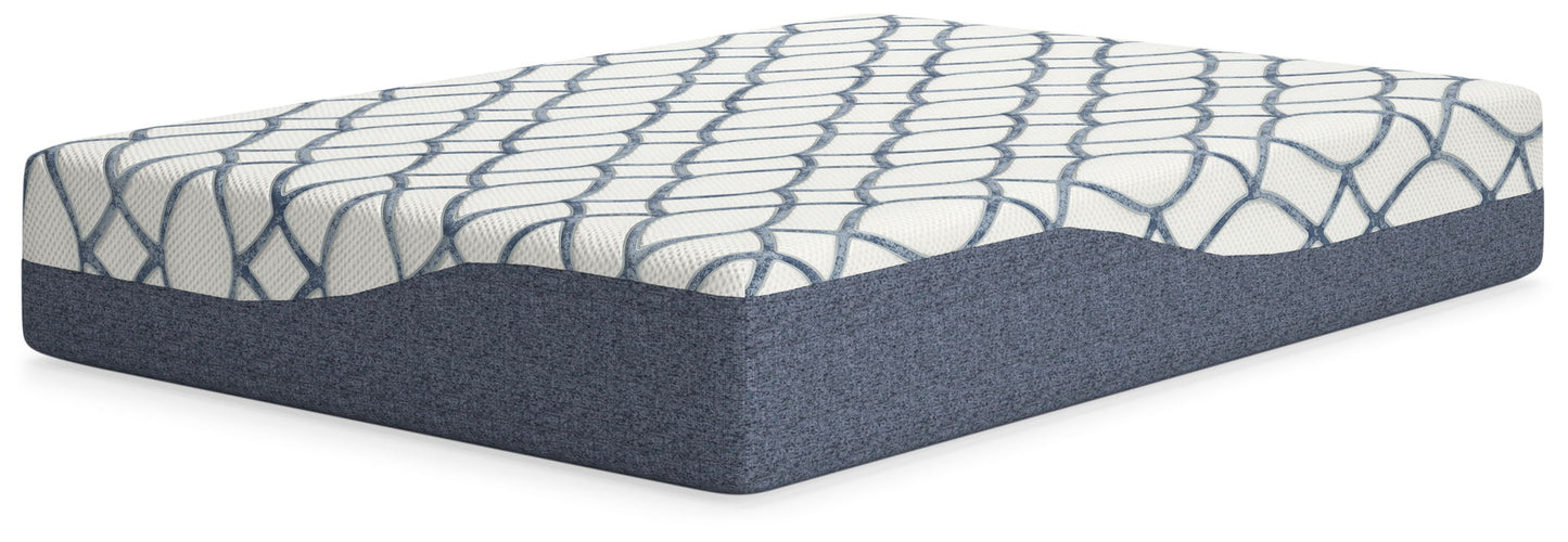 12 Inch Chime Elite 2.0 - Full Mattress - White / Blue