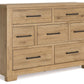 Galliden - Light Brown - Dresser