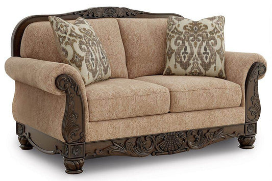 Chelsworth - Golden - Loveseat - Forward Furniture