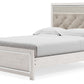 Altyra - White - Queen Panel Bed With Roll Slats