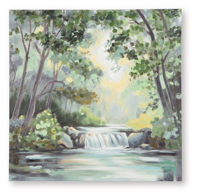 Evermaddick - Green / Gray / White - Wall Art - Forward Furniture