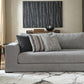 Creston Heights - LAF Corner Chaise - Smolder